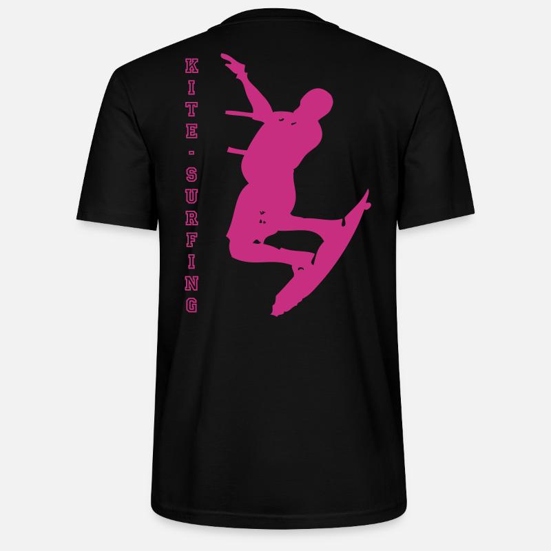 kitesurfing - Stanley/Stella Unisex Bio-T-Shirt CRAFTER - Schwarz
