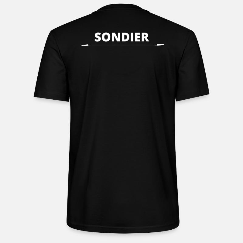 Technicien Sondier - T-shirt bio CRAFTER Stanley Stella Unisexe - noir