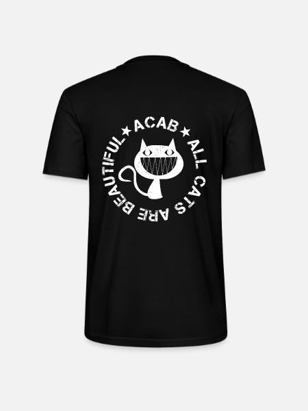 All Cats Are Beautiful - Stanley/Stella CRAFTER Unisex Organic T-Shirt - black