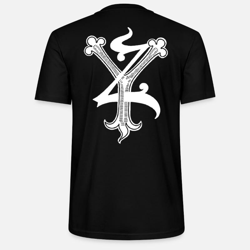 Lettres YZ Rapp art - T-shirt bio CRAFTER Stanley Stella Unisexe - noir