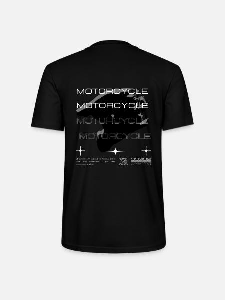 Motorfiets - Stanley/Stella Uniseks bio-T-shirt CRAFTER - zwart
