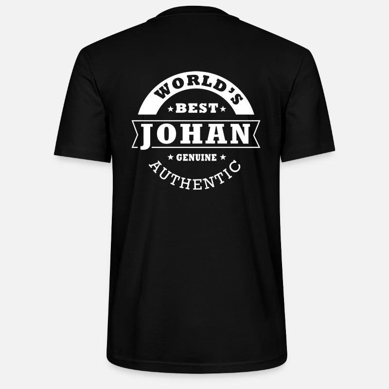 Johan, johan - Stanley/Stella CRAFTER Unisex Organic T-Shirt - black