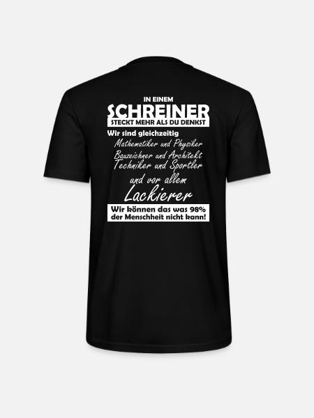 Schreiner - Stanley/Stella Unisex Bio-T-Shirt CRAFTER - Schwarz