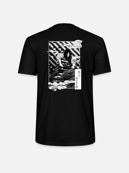 Ghost of Matsue Castle - Stanley/Stella CRAFTER Unisex Organic T-Shirt - black