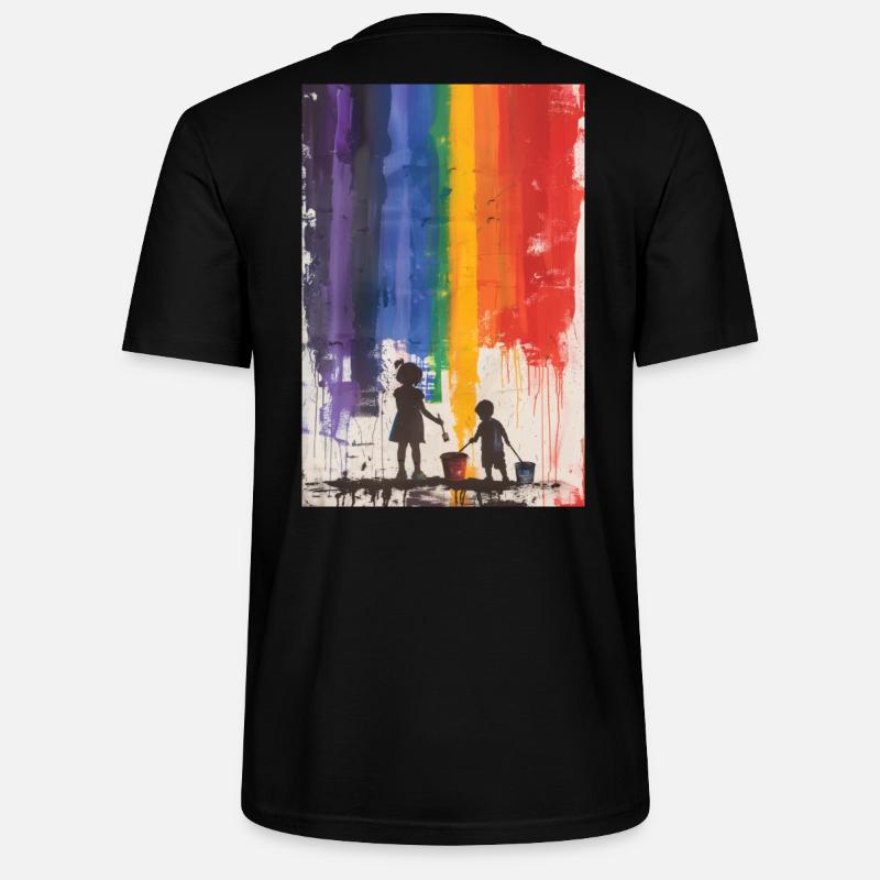 Farbenfroh - Stanley/Stella Unisex Bio-T-Shirt CRAFTER - Schwarz