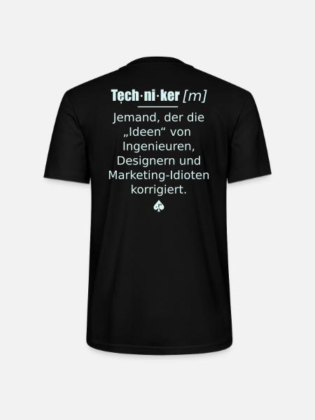 Techniker - Stanley/Stella Unisex Bio-T-Shirt CRAFTER - Schwarz