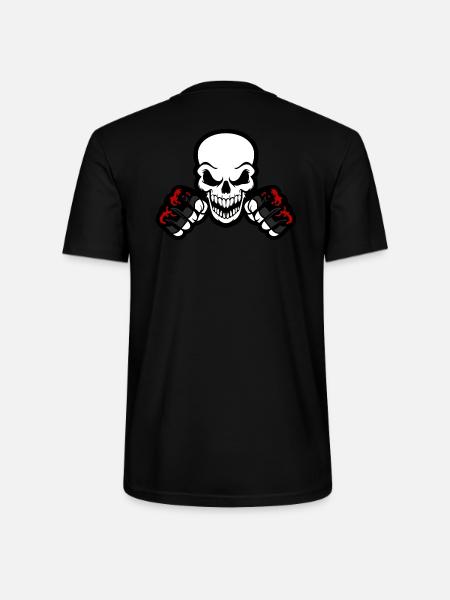 MMA Skull - Stanley/Stella CRAFTER Unisex Organic T-Shirt - black