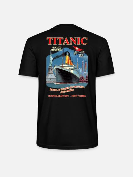 TITANIC SPIRIT skabelse Louis RUNEMBERG © Adagp - Stanley Stella CRAFTER unisex økologisk-T-shirt - sort