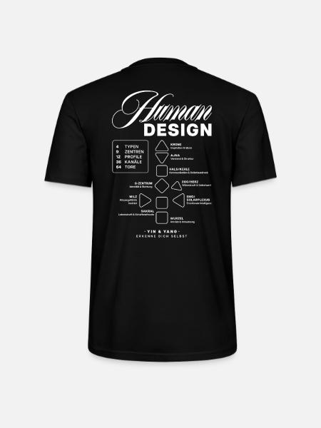 Human Design Blueprint - Stanley/Stella Unisex Bio-T-Shirt CRAFTER - Schwarz