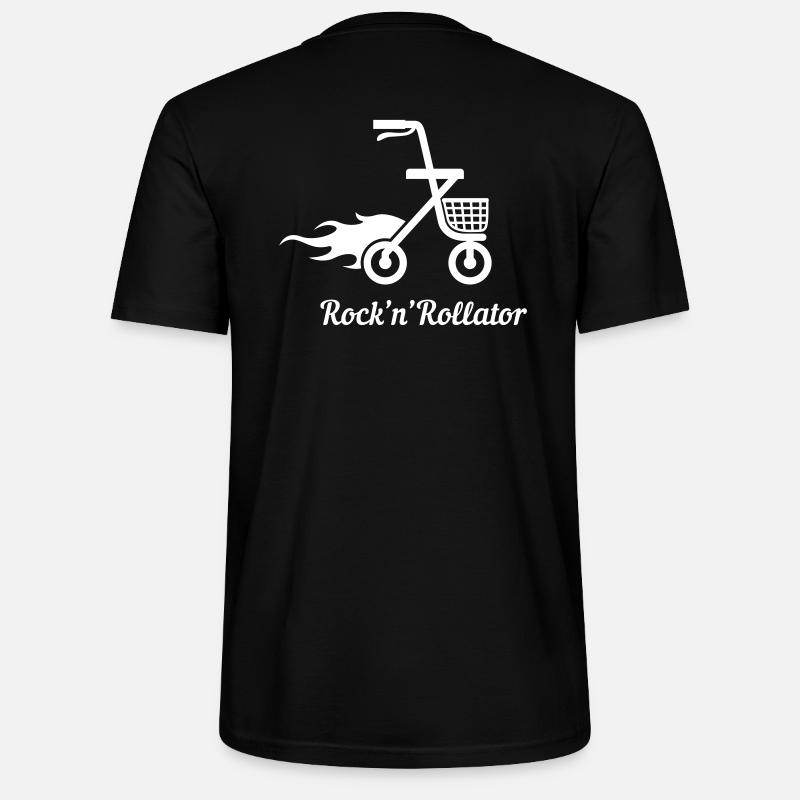 Rock'n'Rollator - Stanley/Stella Unisex Bio-T-Shirt CRAFTER - Schwarz