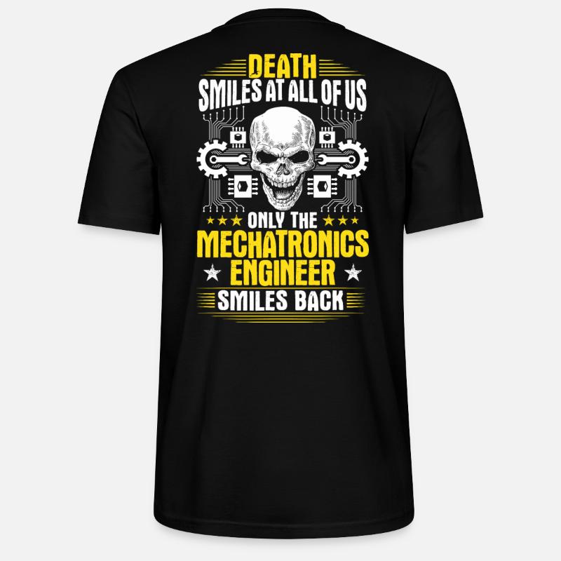 Mechatroniker Mechatronikerin Mechatronik Geschenk - Stanley/Stella Unisex Bio-T-Shirt CRAFTER - Schwarz