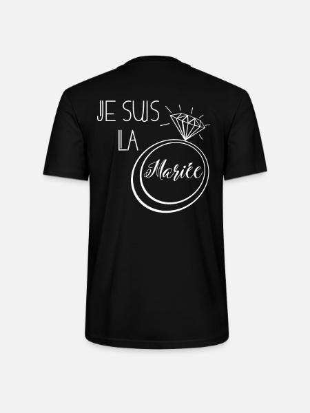 je suis la mariée - T-shirt bio CRAFTER Stanley Stella Unisexe - noir