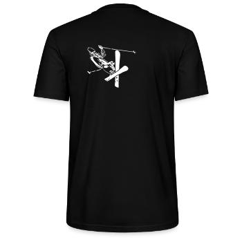 Freeride - Stanley/Stella Unisex Bio-T-Shirt CRAFTER - Schwarz - Hinten - Michal (187cm)