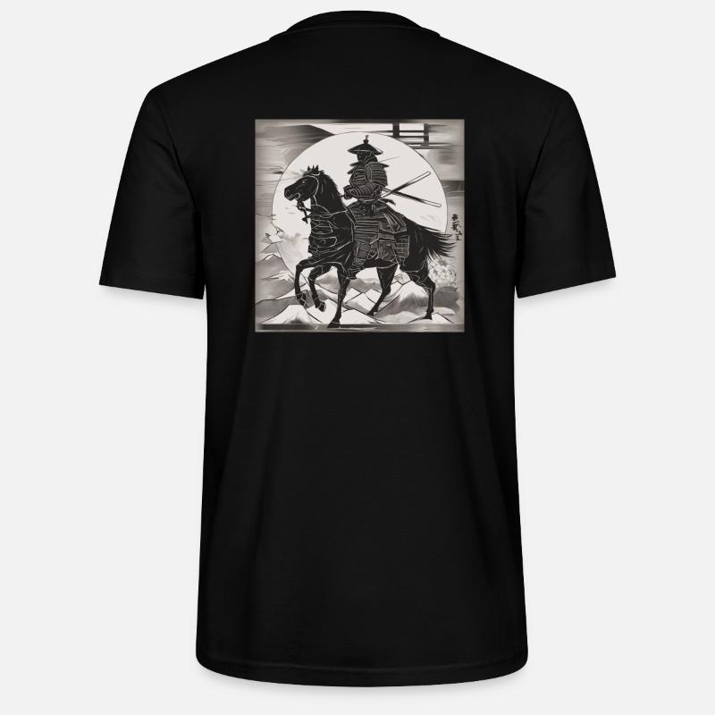 Einsamer Samurai - Stanley/Stella Unisex Bio-T-Shirt CRAFTER - Schwarz