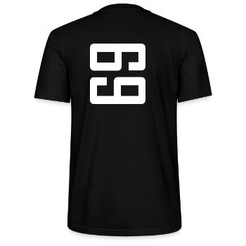 69 - Stanley/Stella CRAFTER Unisex Organic T-Shirt - black - Back - Michal (187cm)