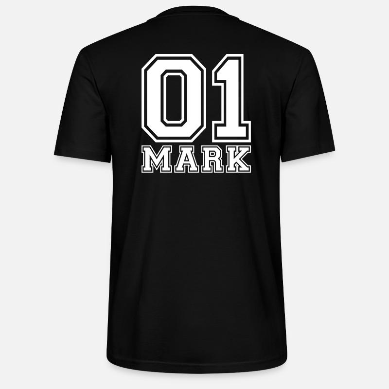 Mark - Name - Stanley/Stella Unisex Bio-T-Shirt CRAFTER - Schwarz