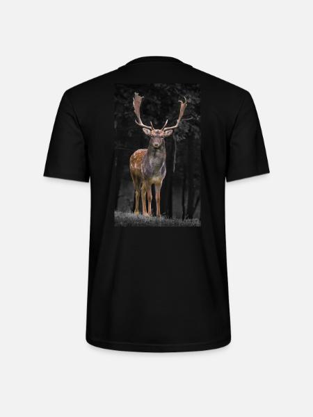 deer - Stanley/Stella CRAFTER Unisex Organic T-Shirt - black