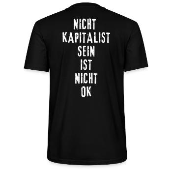 Kapitalist - Stanley/Stella Unisex Bio-T-Shirt CRAFTER - Schwarz - Hinten - Michal (187cm)
