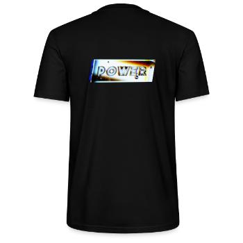 Power - T-shirt bio CRAFTER Stanley Stella Unisexe - noir - Dos - Michal (187cm)