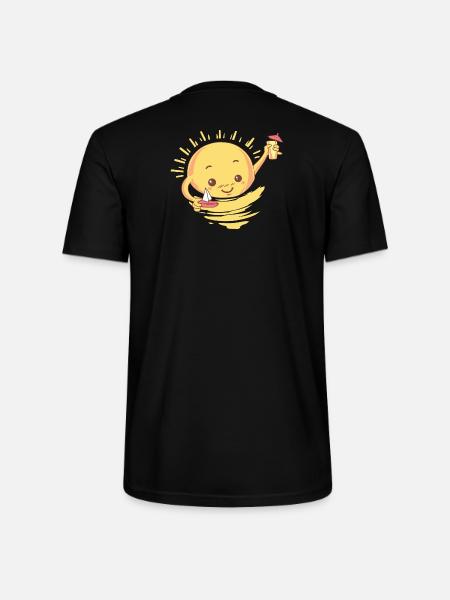 Sommer Cocktail Geschenk - Stanley/Stella Unisex Bio-T-Shirt CRAFTER - Schwarz