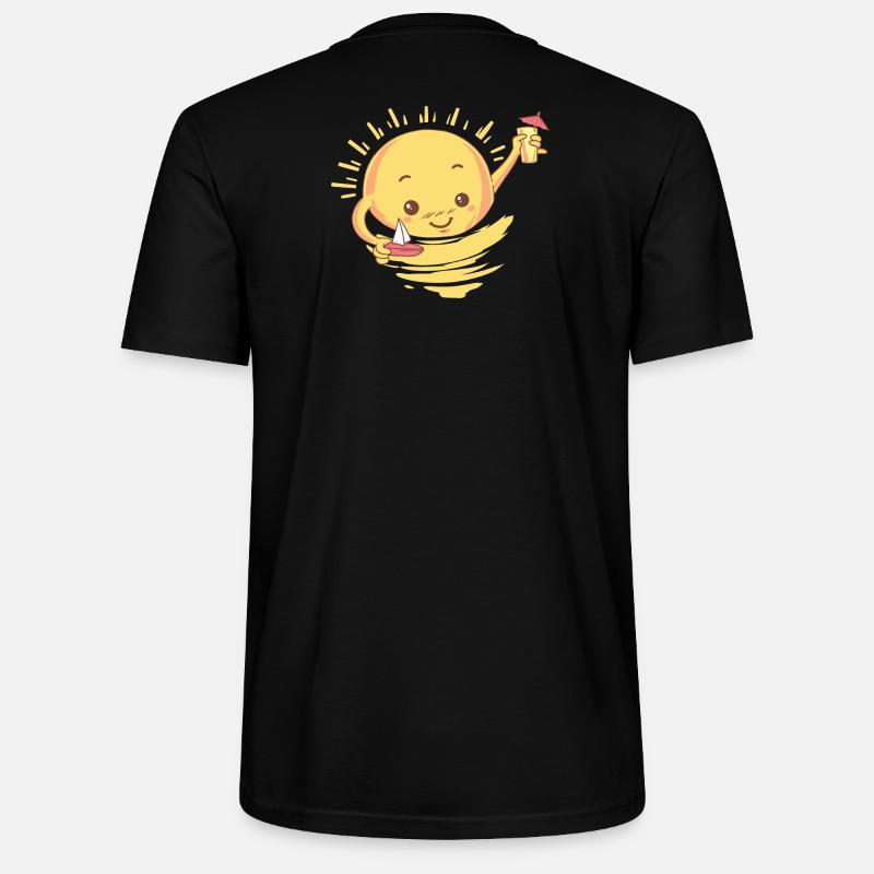 Sommer Cocktail Geschenk - Stanley/Stella Unisex Bio-T-Shirt CRAFTER - Schwarz