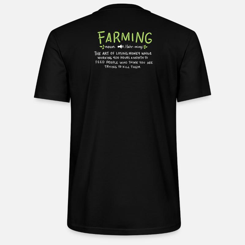 FARMING: Farming Definition - Stanley/Stella Unisex Bio-T-Shirt CRAFTER - Schwarz