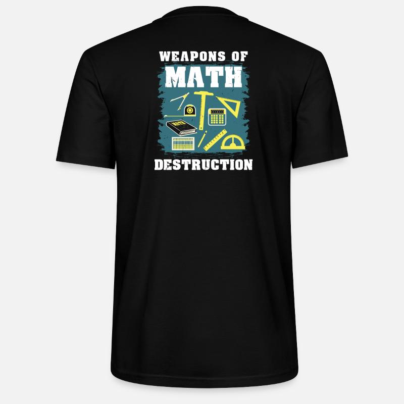 Mathematik Mathe Geschenk - Stanley/Stella Unisex Bio-T-Shirt CRAFTER - Schwarz
