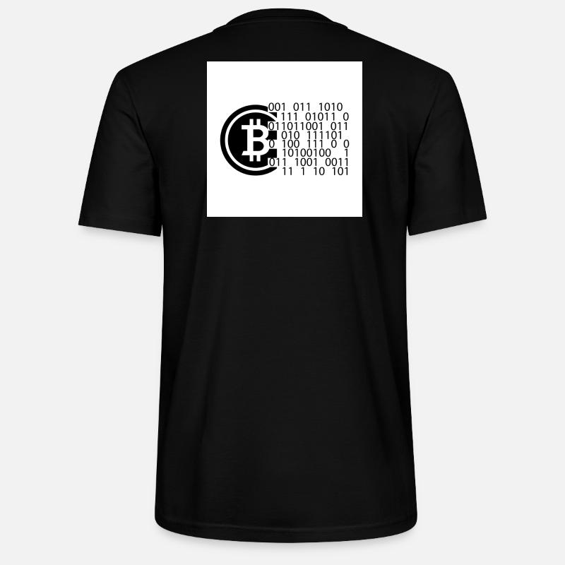 Bitcoin Code - Stanley/Stella Unisex Bio-T-Shirt CRAFTER - Schwarz