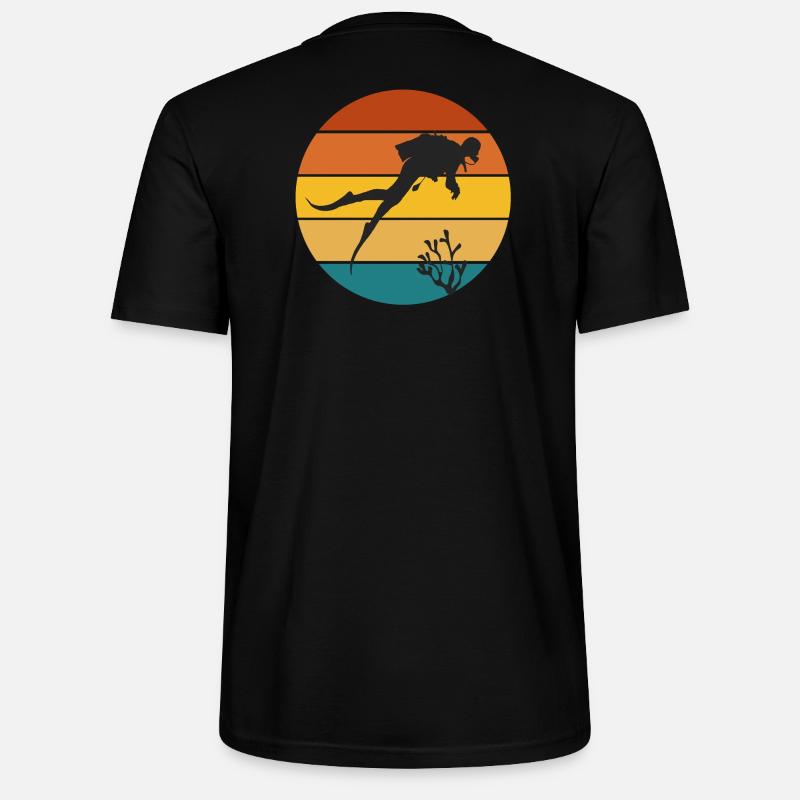Tauchen, Tauchen - Stanley/Stella Unisex Bio-T-Shirt CRAFTER - Schwarz