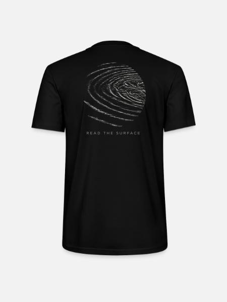 Angeln – Read the Surface - Stanley/Stella Unisex Bio-T-Shirt CRAFTER - Schwarz