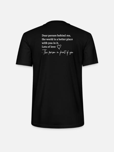 Welt besser mit dir - Stanley/Stella Unisex Bio-T-Shirt CRAFTER - Schwarz