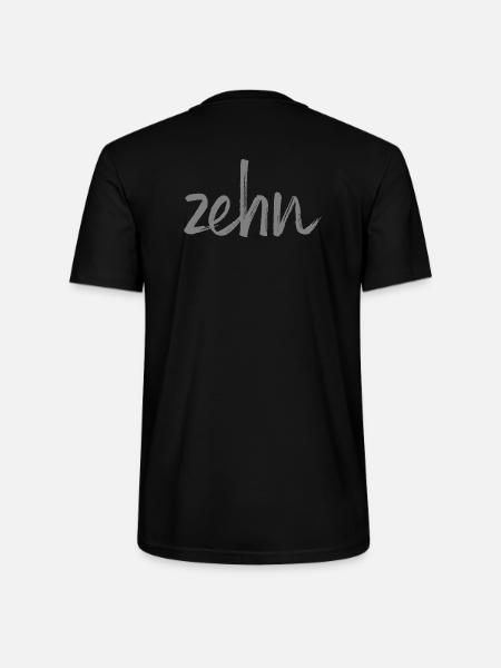 ten 10 birthday gift number - Stanley/Stella CRAFTER Unisex Organic T-Shirt - black