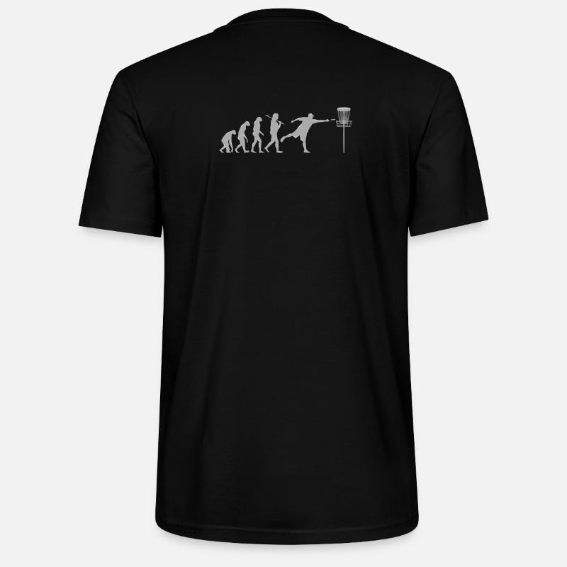Disc Golf Evolution - Stanley/Stella CRAFTER Unisex Organic T-Shirt - black