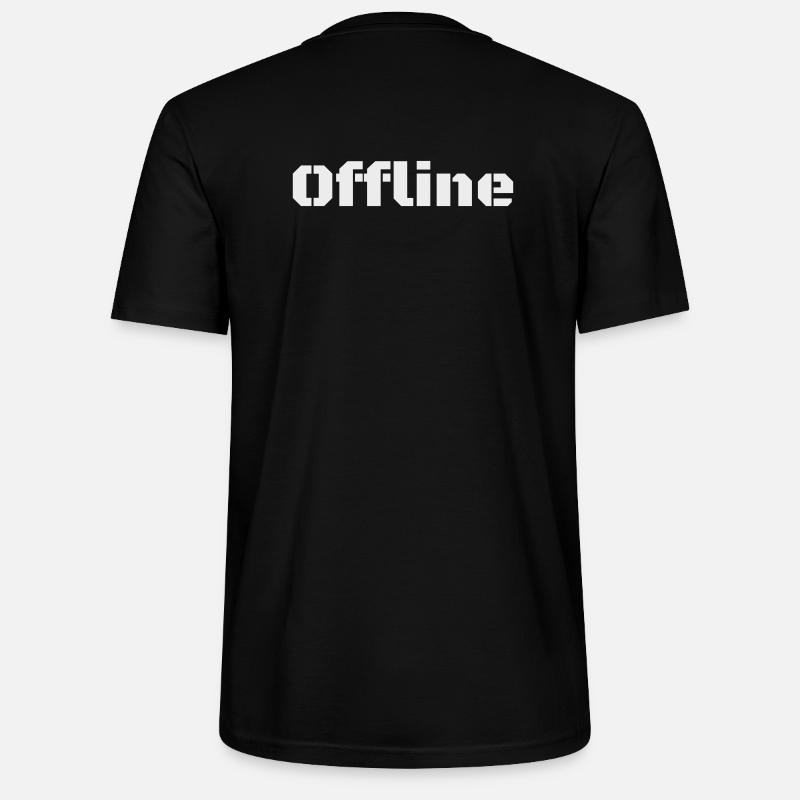 Offline - Stanley/Stella Unisex Bio-T-Shirt CRAFTER - Schwarz