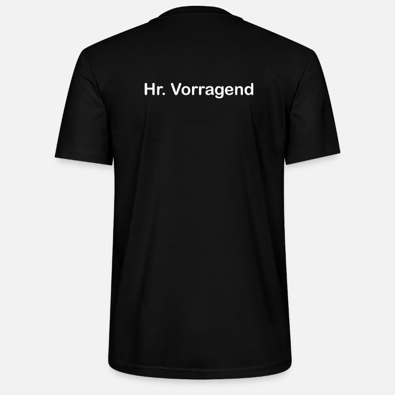 Hr. Vorragend - Stanley/Stella Unisex Bio-T-Shirt CRAFTER - Schwarz