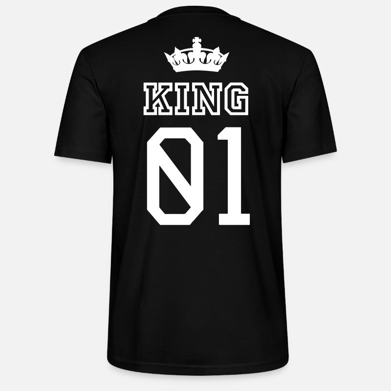 KING - T-shirt bio CRAFTER Stanley Stella Unisexe - noir