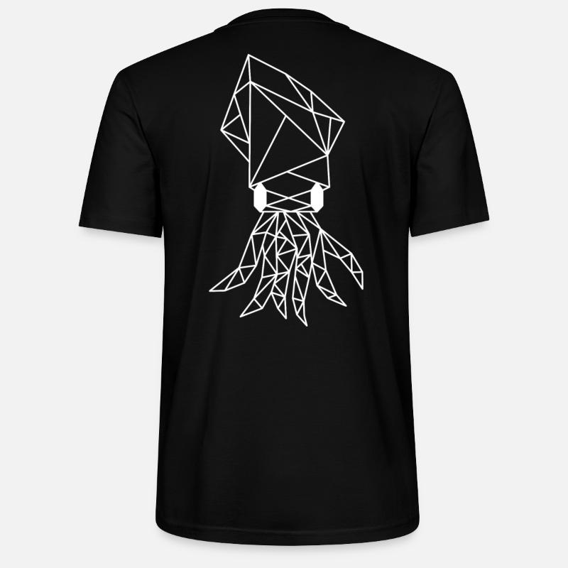Squid - Stanley/Stella Unisex Bio-T-Shirt CRAFTER - Schwarz