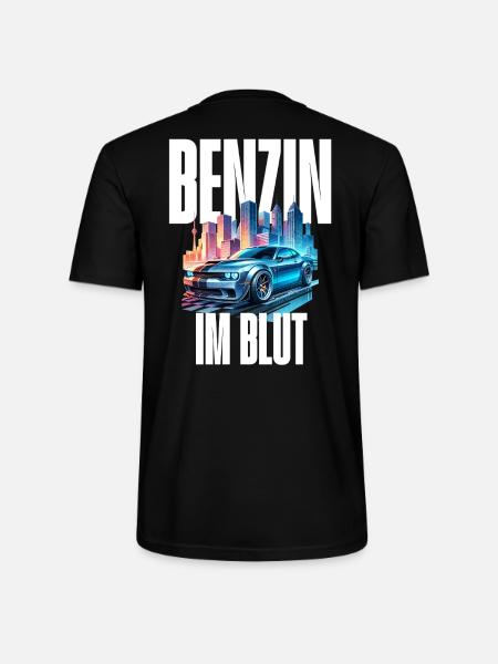 Benzin im Blut Neon - Stanley/Stella Unisex Bio-T-Shirt CRAFTER - Schwarz