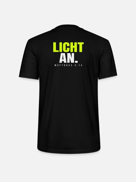 Licht an. – Matthäus 5,14 - Stanley/Stella Unisex Bio-T-Shirt CRAFTER - Schwarz