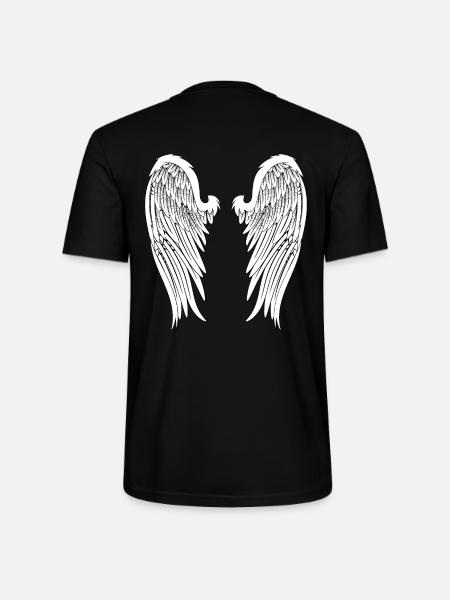 Angel Wings - Stanley/Stella CRAFTER Unisex Organic T-Shirt - black