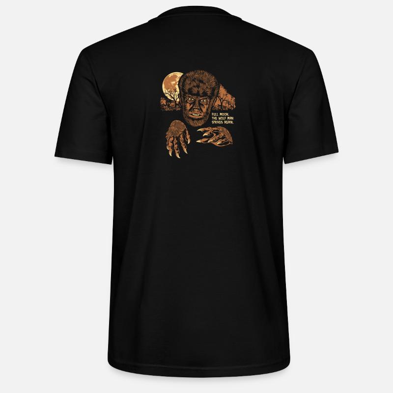 WOLF MANN - Stanley/Stella Unisex Bio-T-Shirt CRAFTER - Schwarz