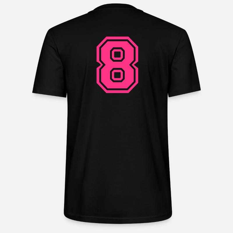 8 - Stanley/Stella Unisex Bio-T-Shirt CRAFTER - Schwarz