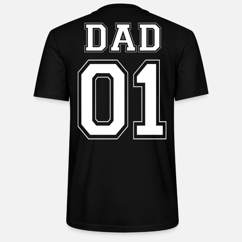 PAPA 01 - Édition blanche - T-shirt bio CRAFTER Stanley Stella Unisexe - noir
