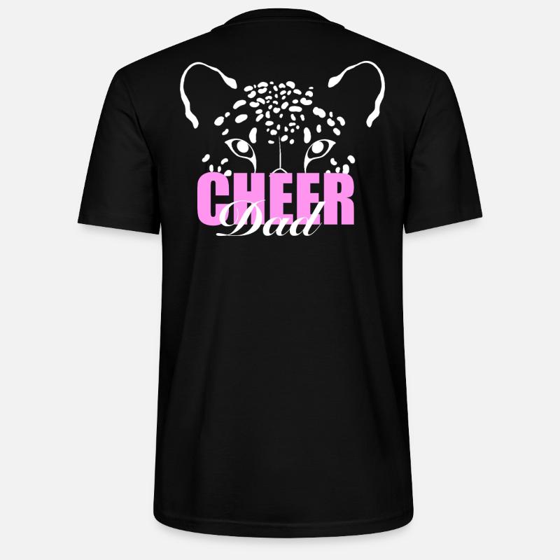 Cheer Dad - Stanley/Stella Unisex Bio-T-Shirt CRAFTER - Schwarz