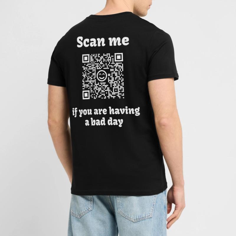 Code QR avec message sain T-shirt bio CRAFTER Stanley Stella Unisexe