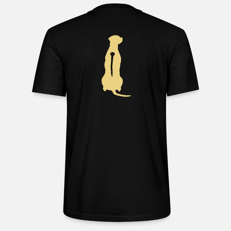 Rhodesian Ridgeback Back - Stanley/Stella Unisex Bio-T-Shirt CRAFTER - Schwarz