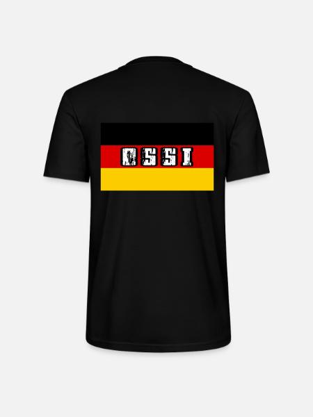 Ossi - Stanley/Stella Unisex Bio-T-Shirt CRAFTER - Schwarz