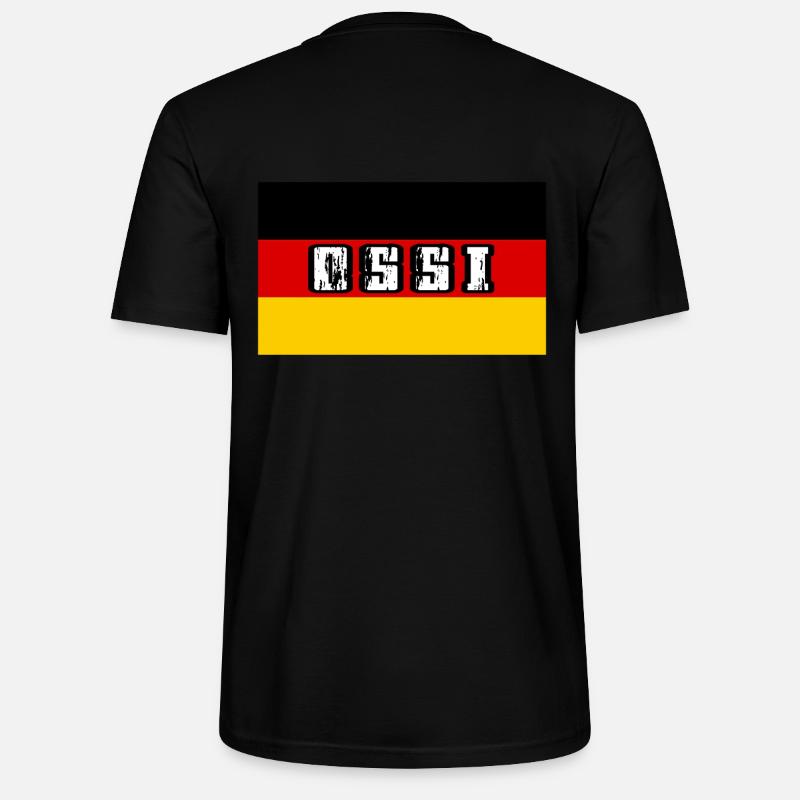 Ossi - Stanley/Stella Unisex Bio-T-Shirt CRAFTER - Schwarz