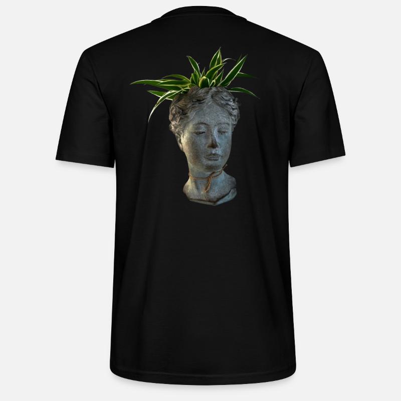 Kopf - Stanley/Stella Unisex Bio-T-Shirt CRAFTER - Schwarz