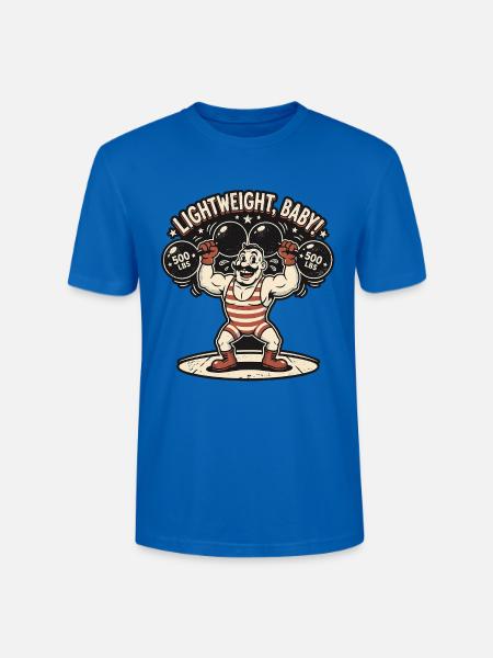 Oldschool Barbell Club - Stanley/Stella Unisex Bio-T-Shirt CRAFTER - Pfauenblau